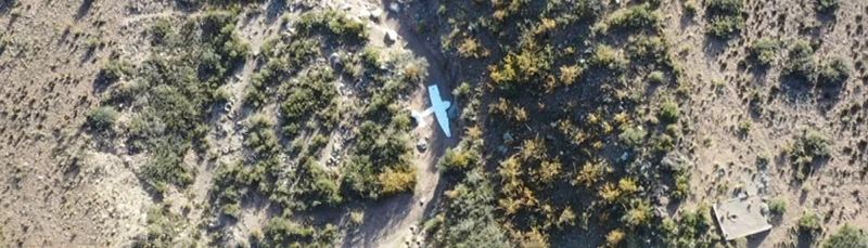 Avioneta accidentada como parte del simulacro SAREX VANT I. Foto: EANA
